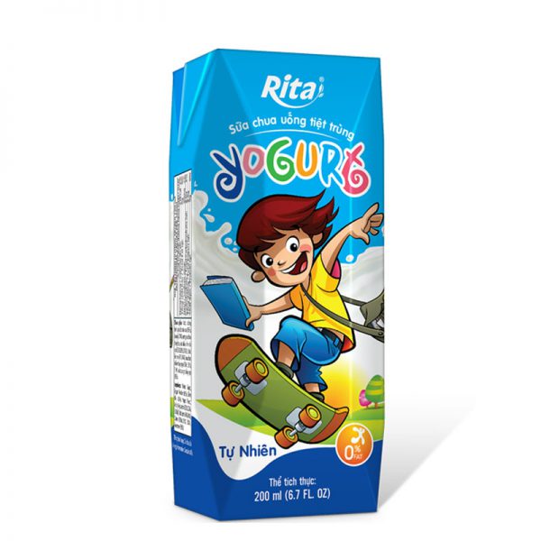 san xuat gia cong sua chua tiet trung Yogurt dong hop 200ml Sữa chua tiệt trùng Yogurt