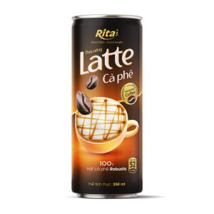 cà phê latte 100% hạt cà phê Robusta