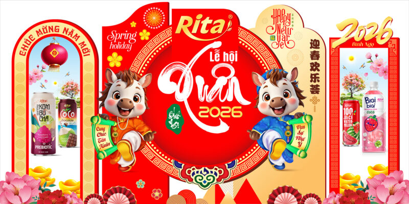 Lễ Hội Mừng Xuân Bính Ngọ 2026 Nước Giải Khát Rita Kết Sức Mạnh Nối Thành Công