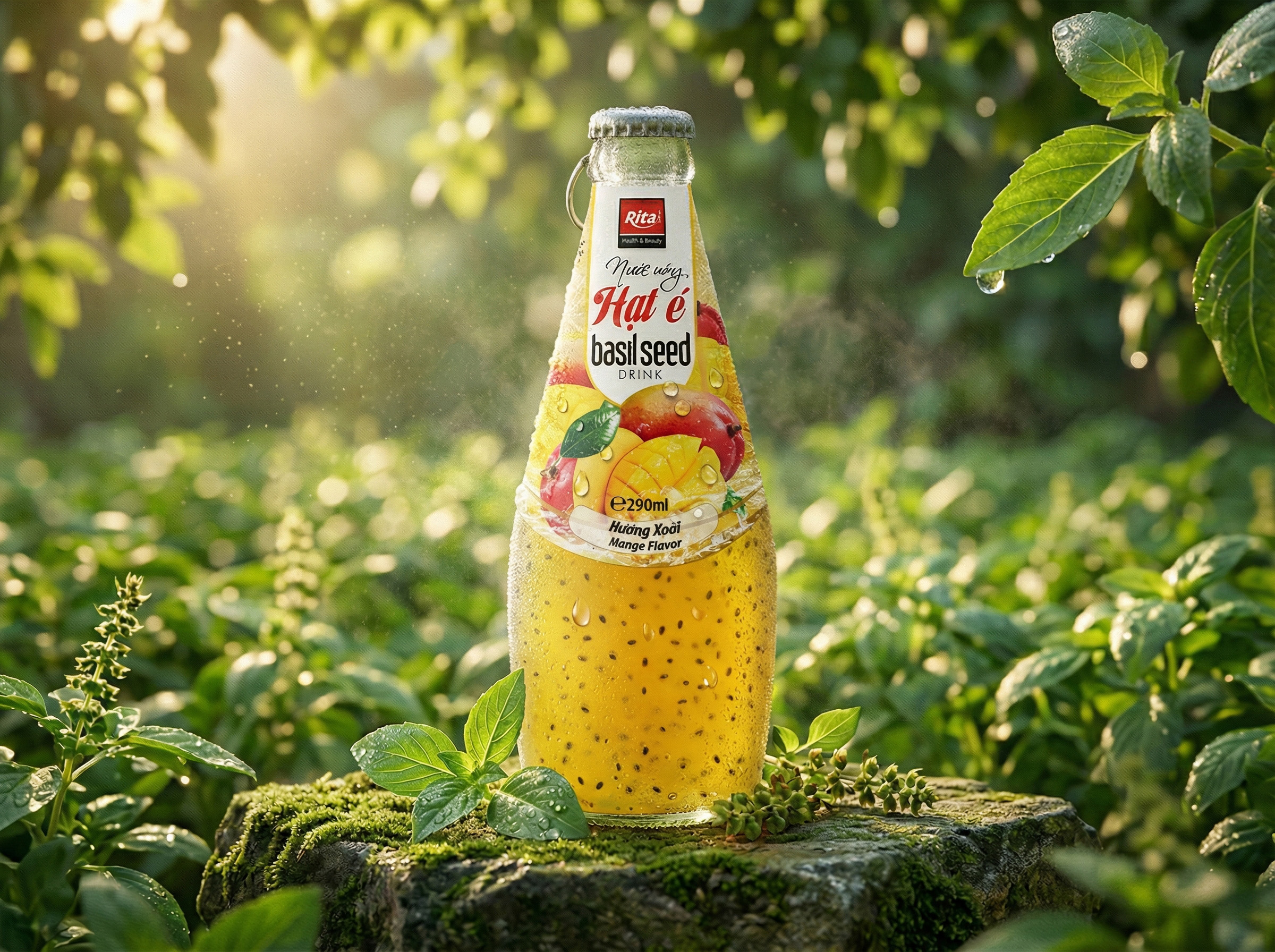 Nước uống hạt é vị xoài 290ml từ Rita Juice – Sản phẩm mới hấp dẫn mùa hè