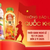 Lịch nghỉ lễ quốc khánh 2025 của nước giải khát RITA