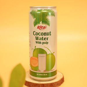 Nước dừa xiêm có cơm dừa 330ml