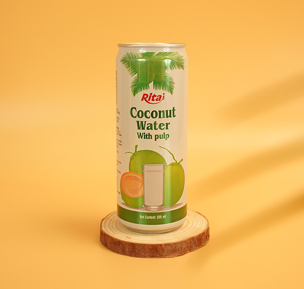 Nước dừa xiêm có cơm dừa đóng lon (Nước giải khát RITA) Nước dừa xiêm có cơm dừa đóng lon (Nước giải khát RITA)