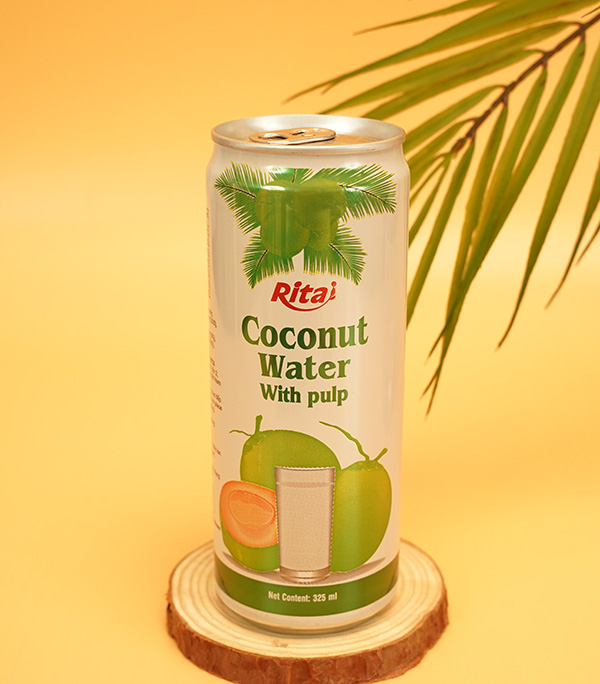 Nước dừa xiêm có cơm dừa đóng lon (Nước giải khát RITA) Nước dừa xiêm có cơm dừa đóng lon (Nước giải khát RITA)