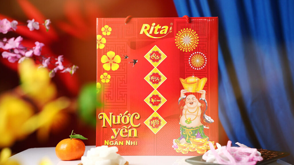 Nước yến ngân nhĩ đóng hộp quà tết