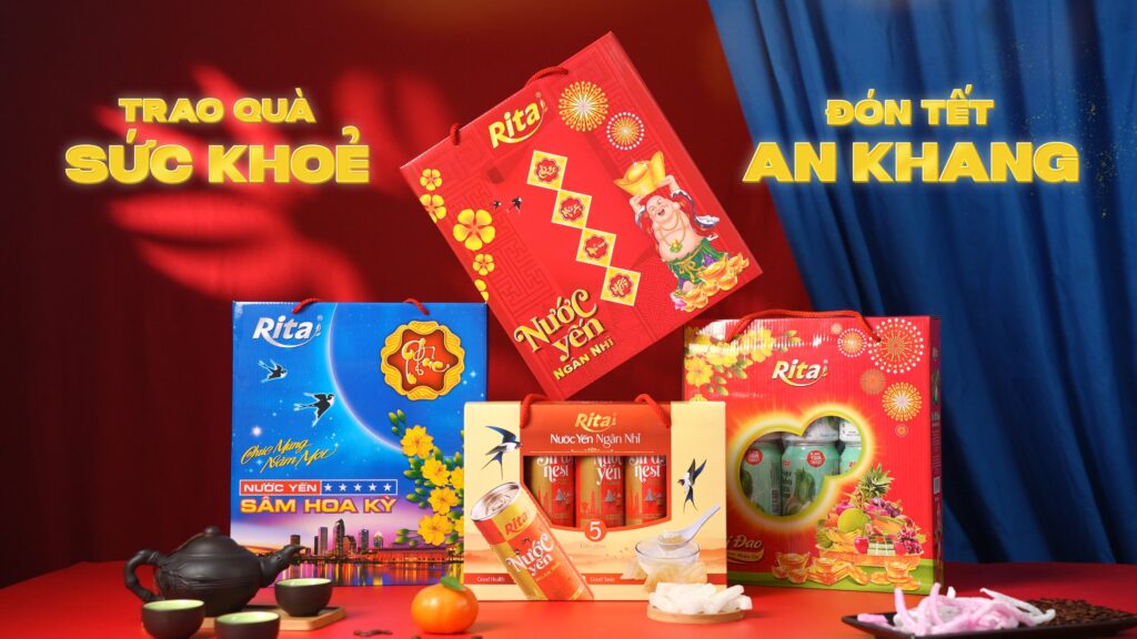 bộ sưu tập nước giải khát đóng hộp quà tết