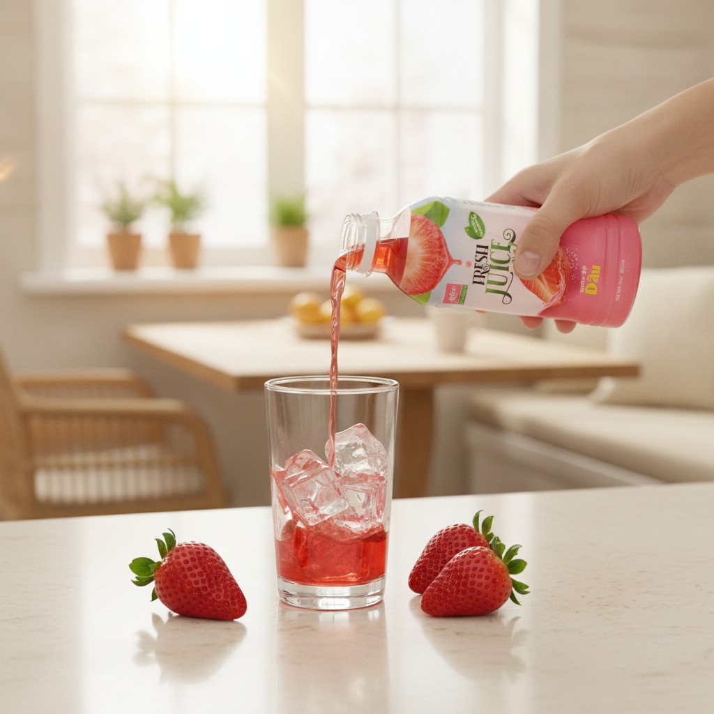 Xu hướng tiêu thụ nước ép dâu tây đóng chai tại Mỹ