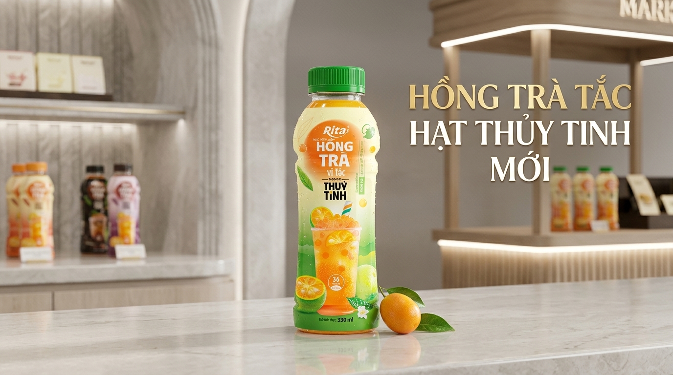 Thức Uống Hồng Trà Tắc Hạt Thủy Tinh – Xu Hướng Mới Trong Thị Trường Đồ Uống Giải Khát