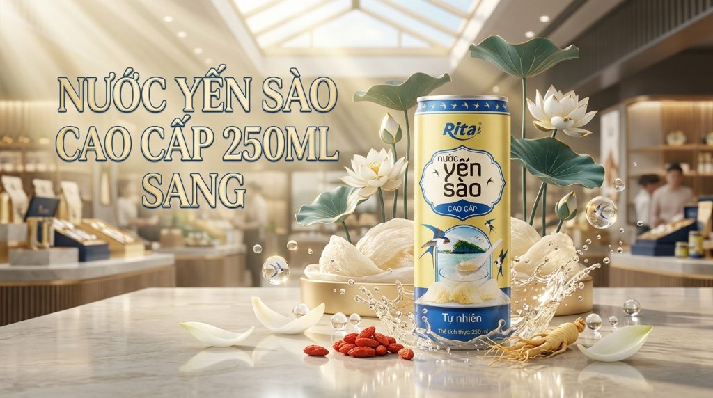 Nước Yến Sào Cao Cấp 250ml – Lựa Chọn Thức Uống Sang Trọng Cho Ngày Mới