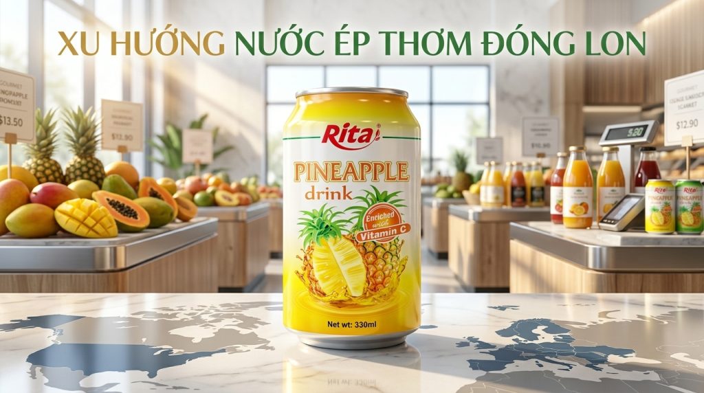 Nước Hạt Chia Vị Đào Xuất Khẩu và Xu Hướng Thị Trường Mỹ Châu Âu