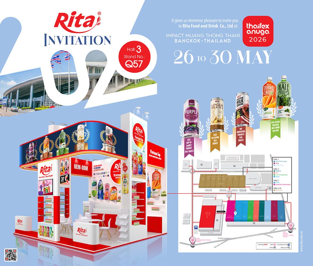 Gian hàng Nước giải khát RITA tại Thaifex