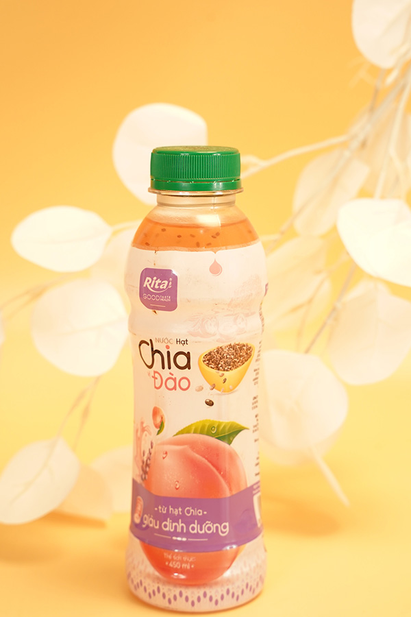 nước hạt chia vị đào giàu dinh dưỡng thương hiệu RITA nước hạt chia vị đào giàu dinh dưỡng thương hiệu RITA