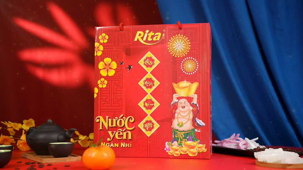nước yến ngân nhĩ đóng hộp món quà ngày tết