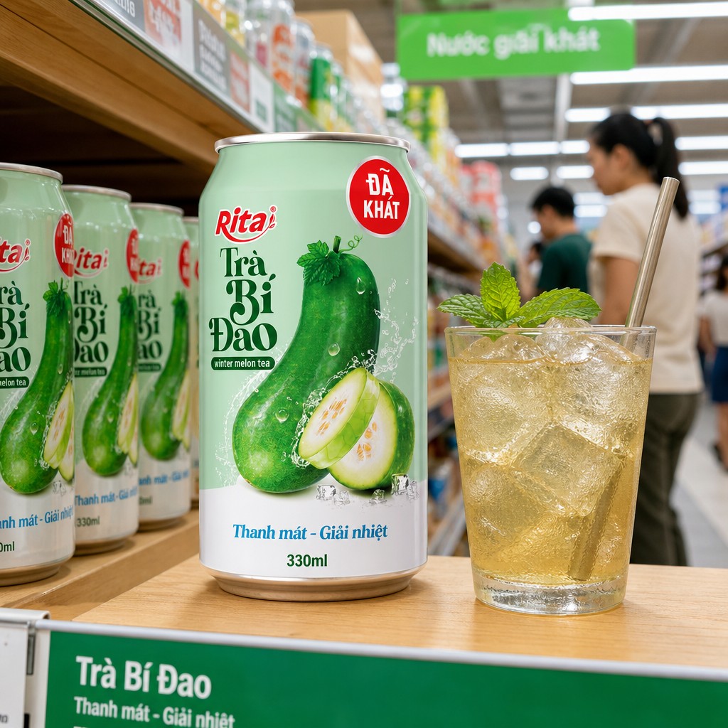 Trà bí đao 330ml: Thức uống truyền thống và làn sóng tiêu dùng mới - Image 1