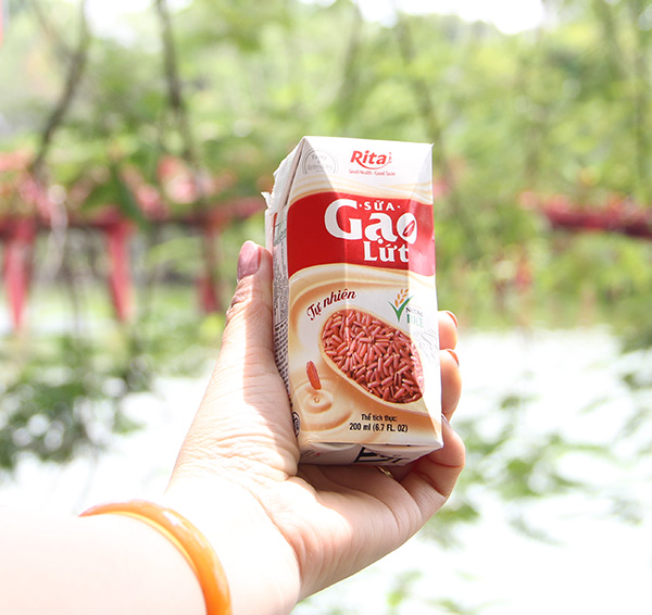 sữa gạo lức 100% tự nhiên đóng hộp 200ml ( Nước giải khát RITA) sữa gạo lức 100% tự nhiên đóng hộp 200ml ( Nước giải khát RITA)
