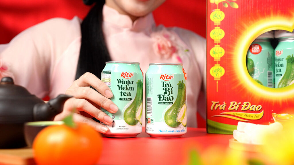 trà bí đao giải khát ngày tết